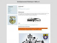 schuetzenverein-rohrbach.de Webseite Vorschau