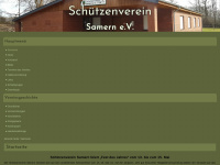 schuetzenverein-samern.de Webseite Vorschau