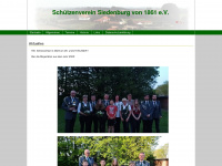 schuetzenverein-siedenburg.de Webseite Vorschau