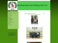 schuetzenverein-vohburg.de Webseite Vorschau