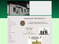 schuetzenverein-weitefeld.de Webseite Vorschau
