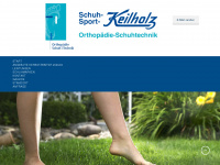 schuh-keilholz.de Webseite Vorschau