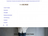 schuh-huber.de Webseite Vorschau
