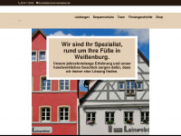 schuh-leinweber.de Webseite Vorschau