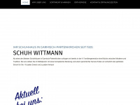 schuh-wittmann.de Webseite Vorschau