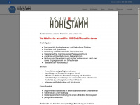schuhhaus-hohlstamm.de Webseite Vorschau