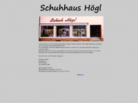 schuhhaus-hoegl.de Webseite Vorschau