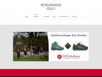 schuhhausgilli.ch Webseite Vorschau