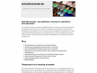 schuhkommode.de Webseite Vorschau