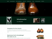 schuhmacherei-bartold.de Webseite Vorschau
