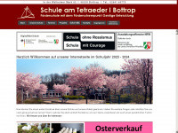 schule-am-tetraeder.de Webseite Vorschau