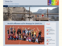 schule-eriz.ch Webseite Vorschau