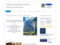 schule-lauterbrunnen.ch Webseite Vorschau