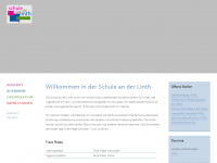 schule-linth.ch Webseite Vorschau