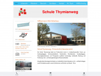 schule-thymianweg.de Webseite Vorschau