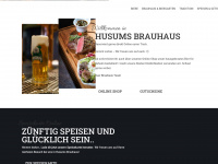 husums-brauhaus.de Webseite Vorschau