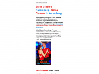 salsa-classes.com Webseite Vorschau