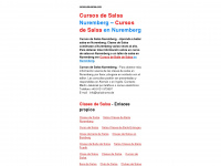 cursos-de-salsa.com Webseite Vorschau