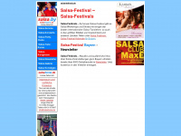 salsa-festivals.de Webseite Vorschau