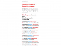 salsa-kongresse.de Webseite Vorschau