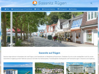 sassnitz-ruegen.de Webseite Vorschau