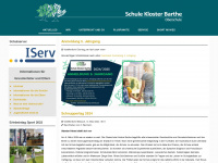 schuleklosterbarthe.de Webseite Vorschau