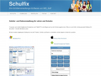 schulfix.de Webseite Vorschau