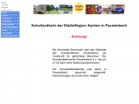 schullandheim-paustenbach.de Webseite Vorschau