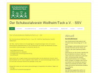 schulsozialverein-weilheim.de Webseite Vorschau