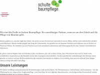 schulte-baumpflege.ch Webseite Vorschau