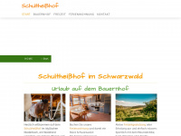schultheisshof.de Webseite Vorschau