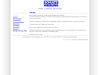 schultz-werbung.de Webseite Vorschau