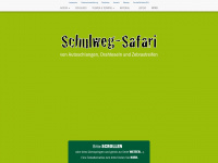 schulweg-safari.de Webseite Vorschau