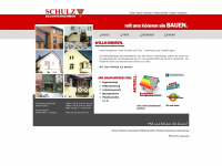 schulz-bau.de Webseite Vorschau