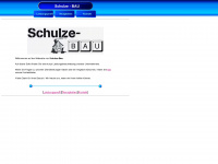 schulze-bau.de Webseite Vorschau