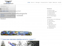 schulze-spezialtransporte.de Webseite Vorschau