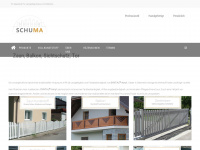 schuma.at Webseite Vorschau