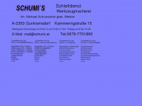 schumi.at Webseite Vorschau