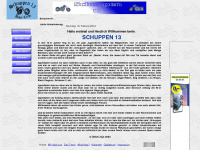 schuppen-13.de Webseite Vorschau