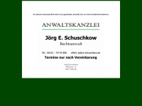 schuschkow.de Webseite Vorschau