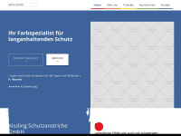 schutzanstriche.ch Webseite Vorschau