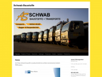 schwab-baustoffe.de Webseite Vorschau