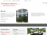 schwaben-balkone.de Webseite Vorschau