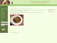 schwaebischer-rostbraten.de Webseite Vorschau