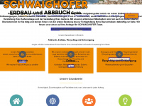 schwaighofer-erdbau.at Webseite Vorschau