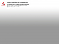 schwangerschaft-medikamente.de Webseite Vorschau