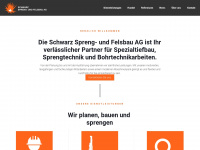 schwarz-sprengfelsbau.ch Webseite Vorschau