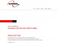 schwarzelektro.ch Webseite Vorschau