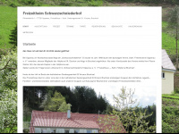 schwarzschniederhof.de Webseite Vorschau