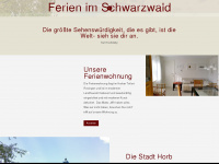 schwarzwald-neckartal-fewo.de Webseite Vorschau